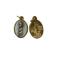 MEDALHA MENINA A REZAR