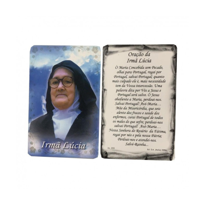 {
  "text": "Card - Sister Lúcia"
}