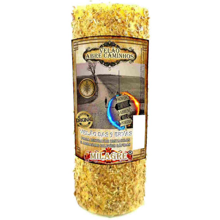 {
  "product_name": "Velão Abre Caminhos - herb candle"
}