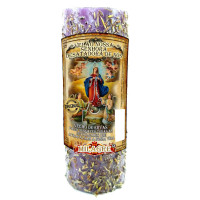 {
  "product_name": "Large Candle Nossa Senhora Desatadora de Nós - Herb Candle"
}
