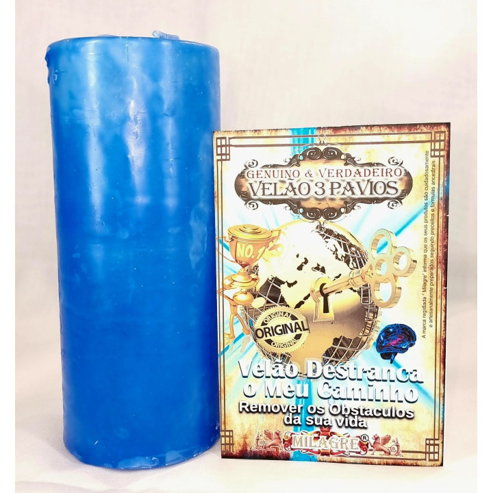 {
  "text": "3-wick candle - clear the path"
}