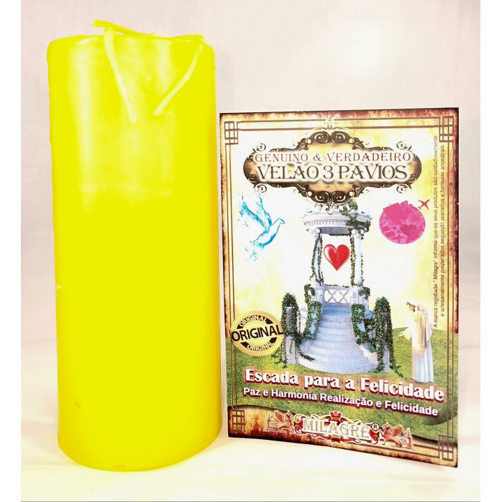 {
  "text": "3-wick candle – staircase to happiness"
}