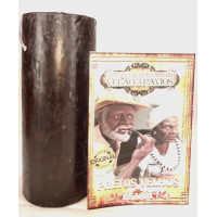 {
  "text": "3-wick orixá candle – pretos velhos"
}