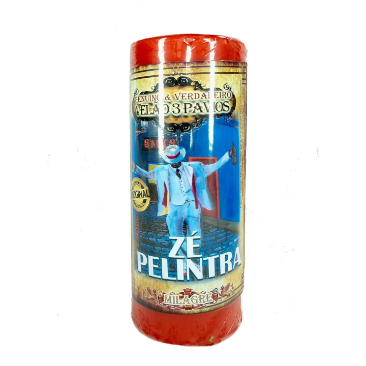 vela de 3 pavios orixá – zé pelintra