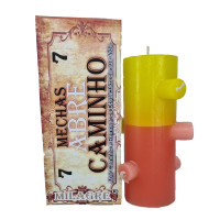 {
  "text": "7 wick candle - clears the way - candle"
}