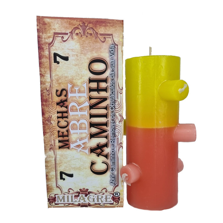 {
  "text": "7 wick candle - clears the way - candle"
}