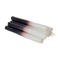 {
  "text": "10 white and black candles (15×15)"
}
