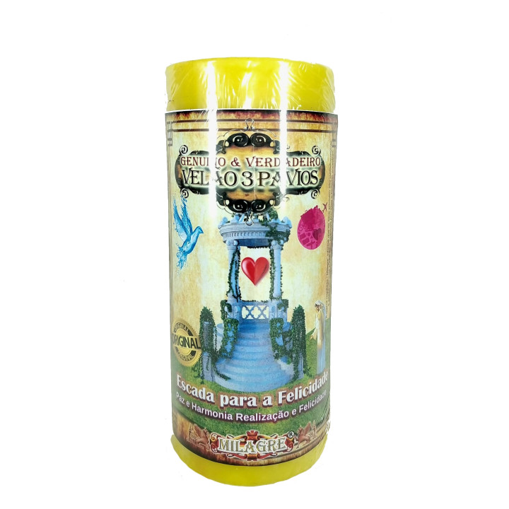 {
  "text": "3-wick candle – staircase to happiness"
}