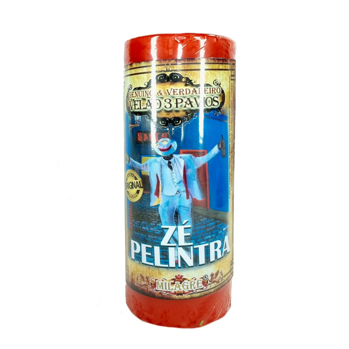 {
  "text": "3-wick Orixá candle – Zé Pelintra"
}