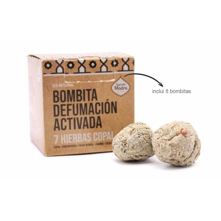 Bombitas de Defumação - 7 Ervas e Copal (8 unidades)