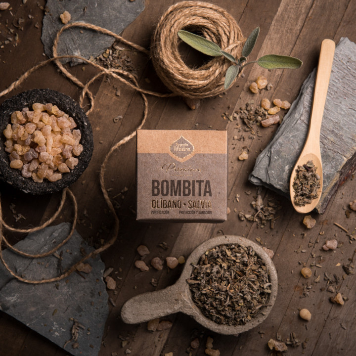 Bombitas de defumação olibano e Salvia