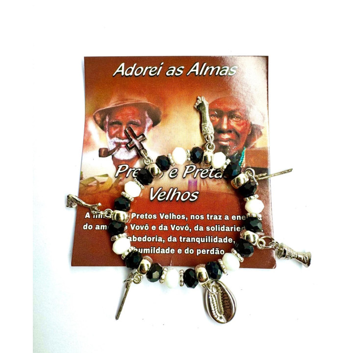 {
  "text": "Pretos Velhos Bracelet – Wisdom"
}