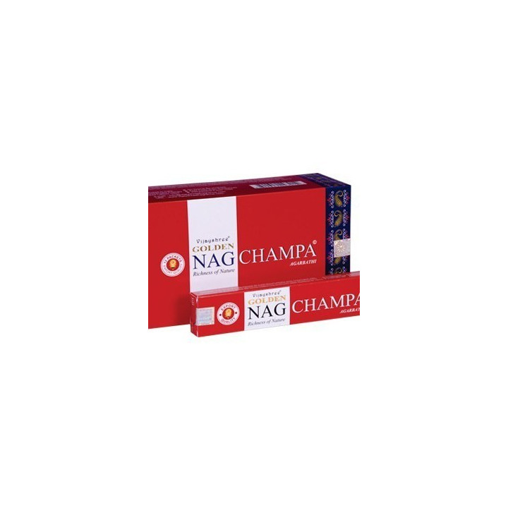 {
  "product_name": "Golden Nag Champa Incense 15g"
}