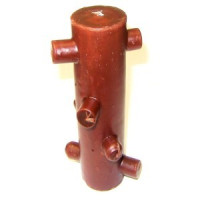 {
  "text": "9-strand brown candle - justice candle"
}