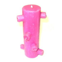 Vela rosa de 9 hebras – crea amor